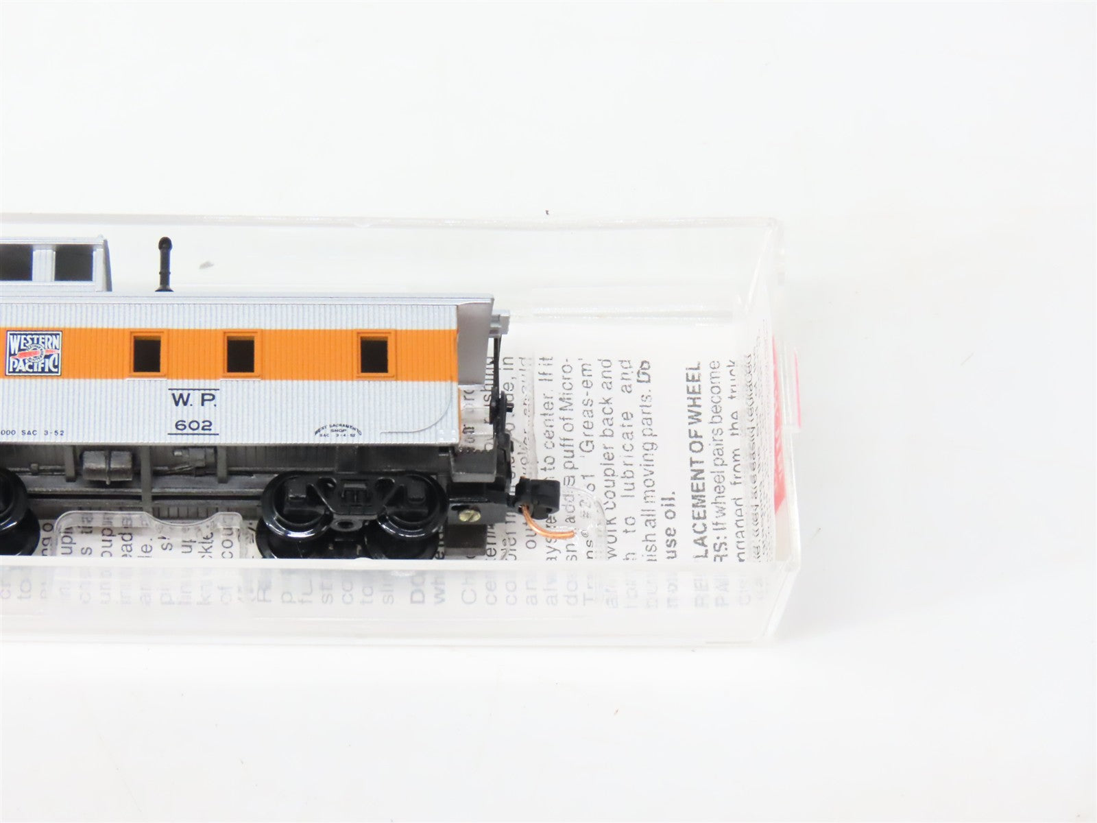 N Scale Micro-Trains MTL 51220 WP Western Pacific 34' Wood Sheathed Caboose RTR