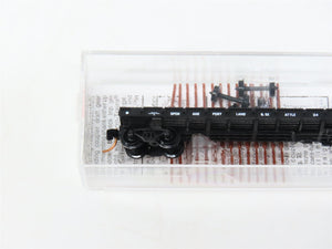 N Scale Micro-Trains MTL 44080 SP&S Spokane, Portland & Seattle 50' Flat Car RTR