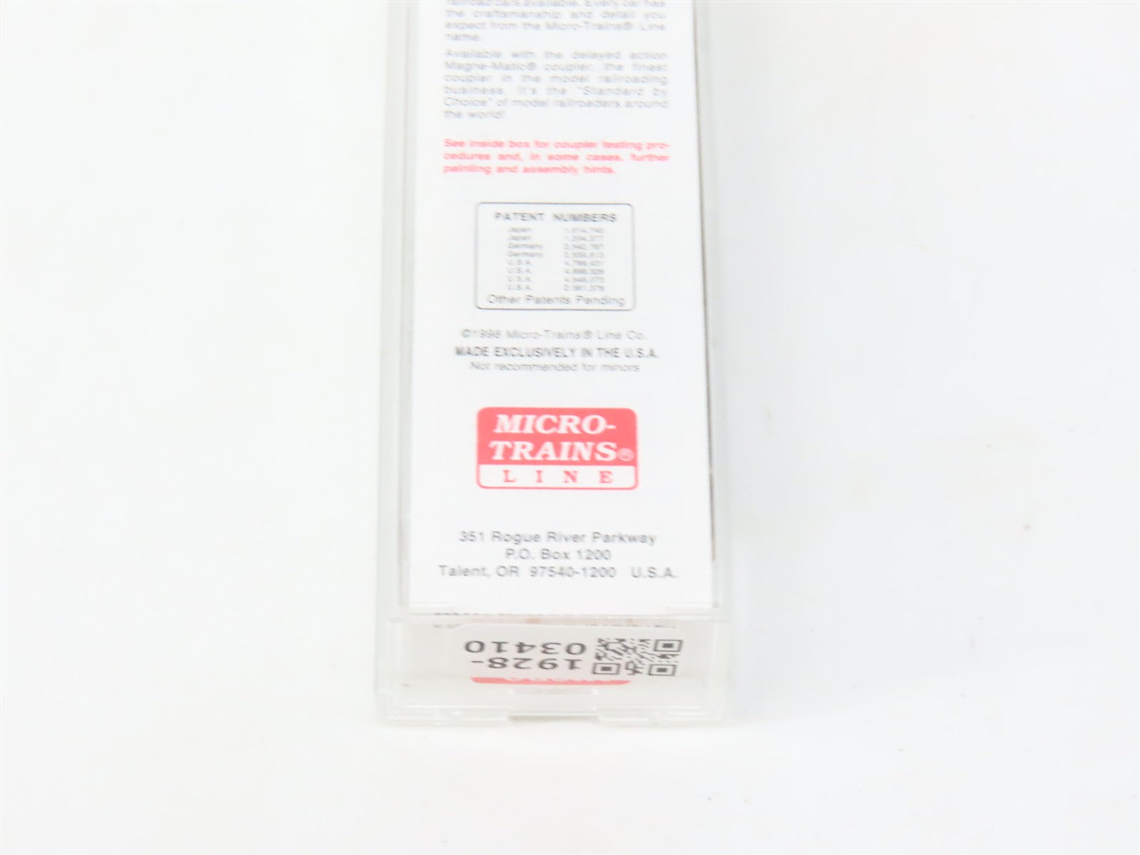 N Scale Micro-Trains MTL 74040/3 CP Canadian Pacific 40' Plug Door Box Car RTR