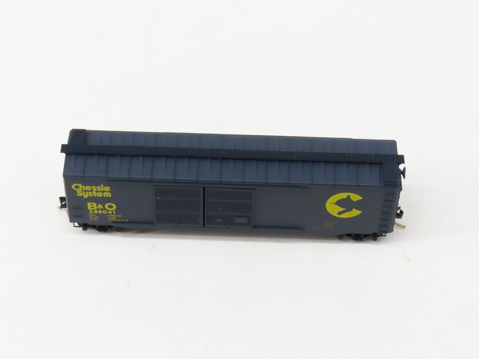 N Scale Micro-Trains MTL 34010 B&O Chessie System 50' Double Door Box Car RTR