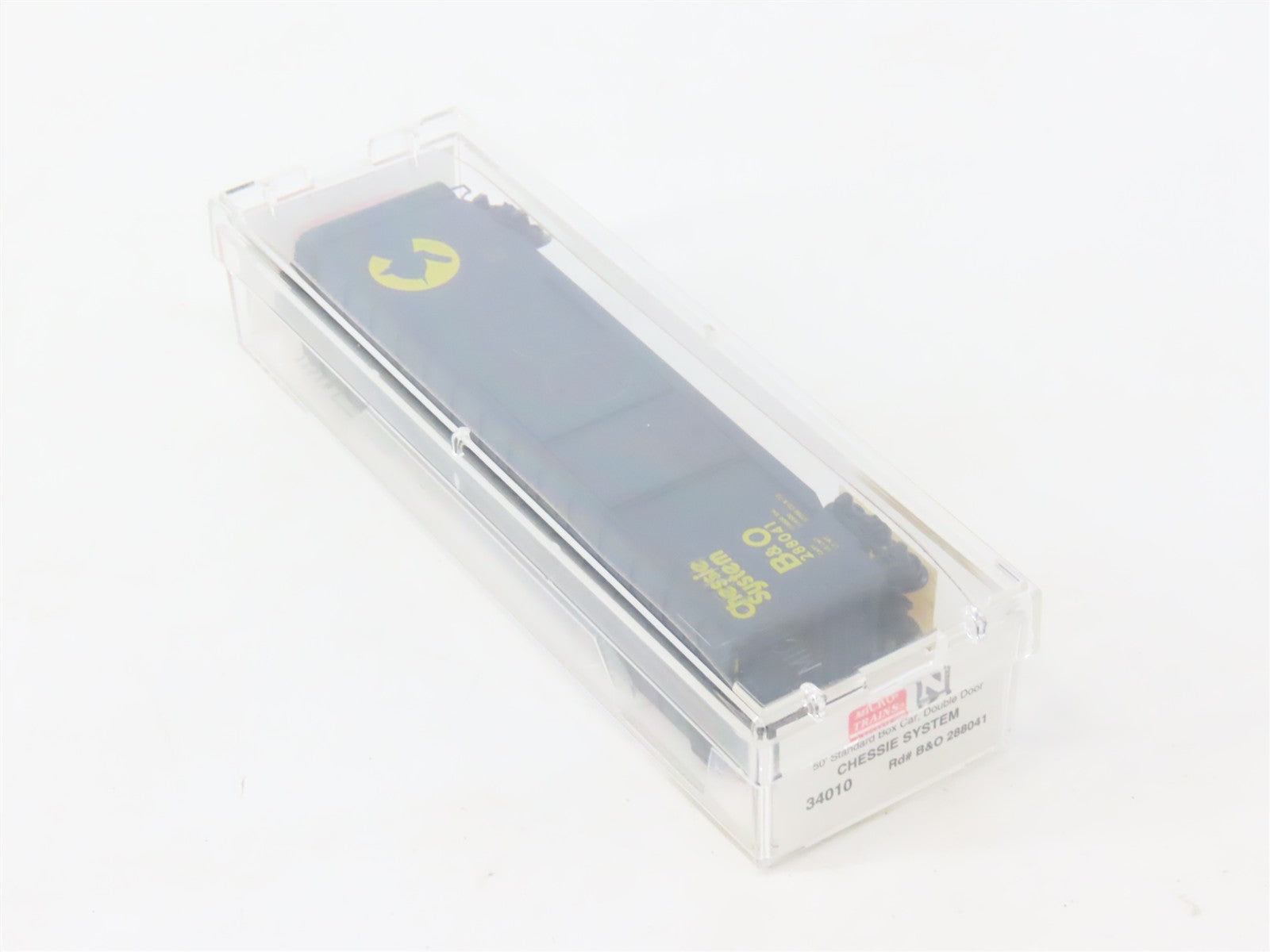 N Scale Micro-Trains MTL 34010 B&O Chessie System 50' Double Door Box Car RTR