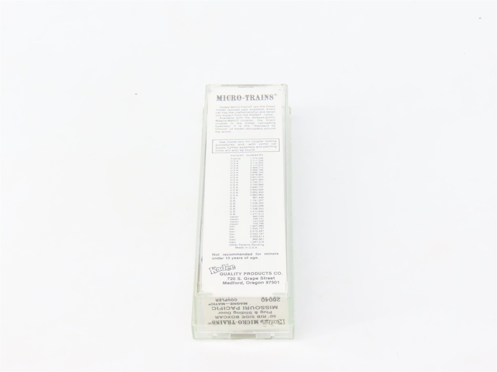 N Scale Kadee Micro-Trains MTL 26040 MP Mo-Pac 50' Box Car 367928 RTR
