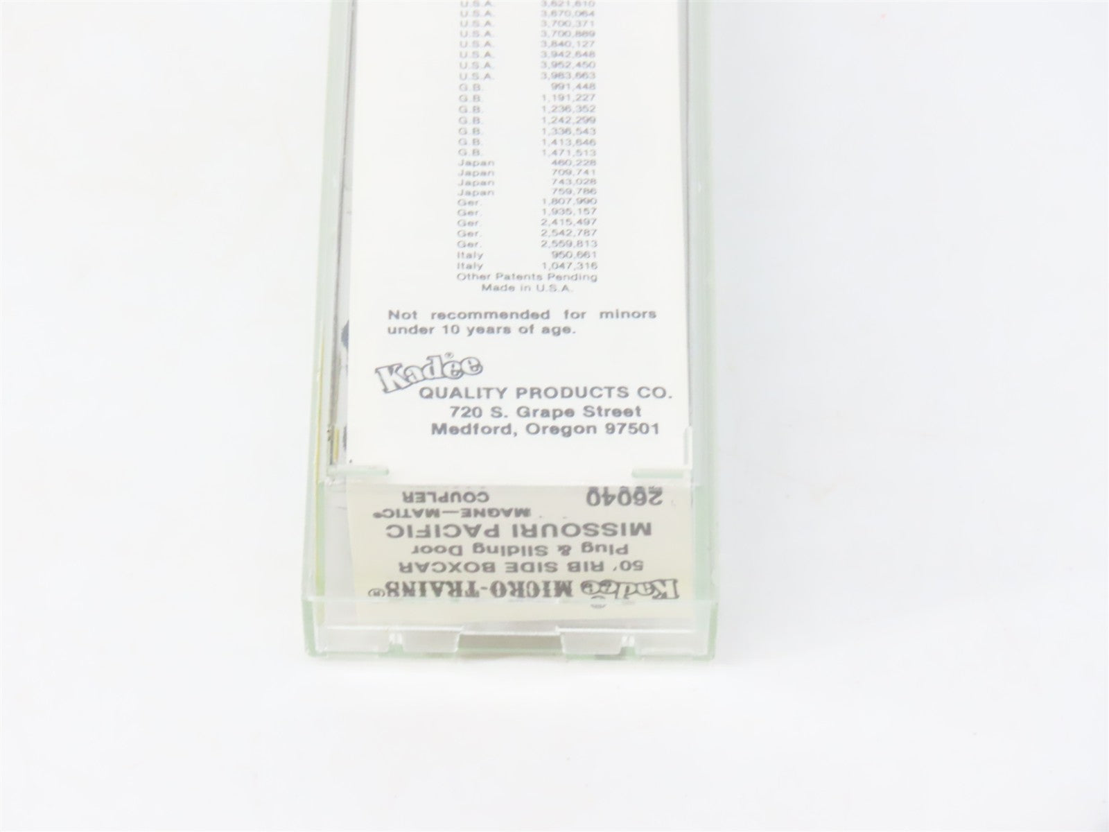 N Scale Kadee Micro-Trains MTL 26040 MP Mo-Pac 50' Box Car 367928 RTR