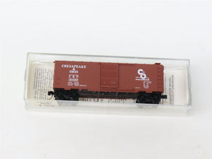 N Scale Kadee Micro-Trains MTL 20440 C&O Chesapeake & Ohio 40' Box Car 18499 RTR