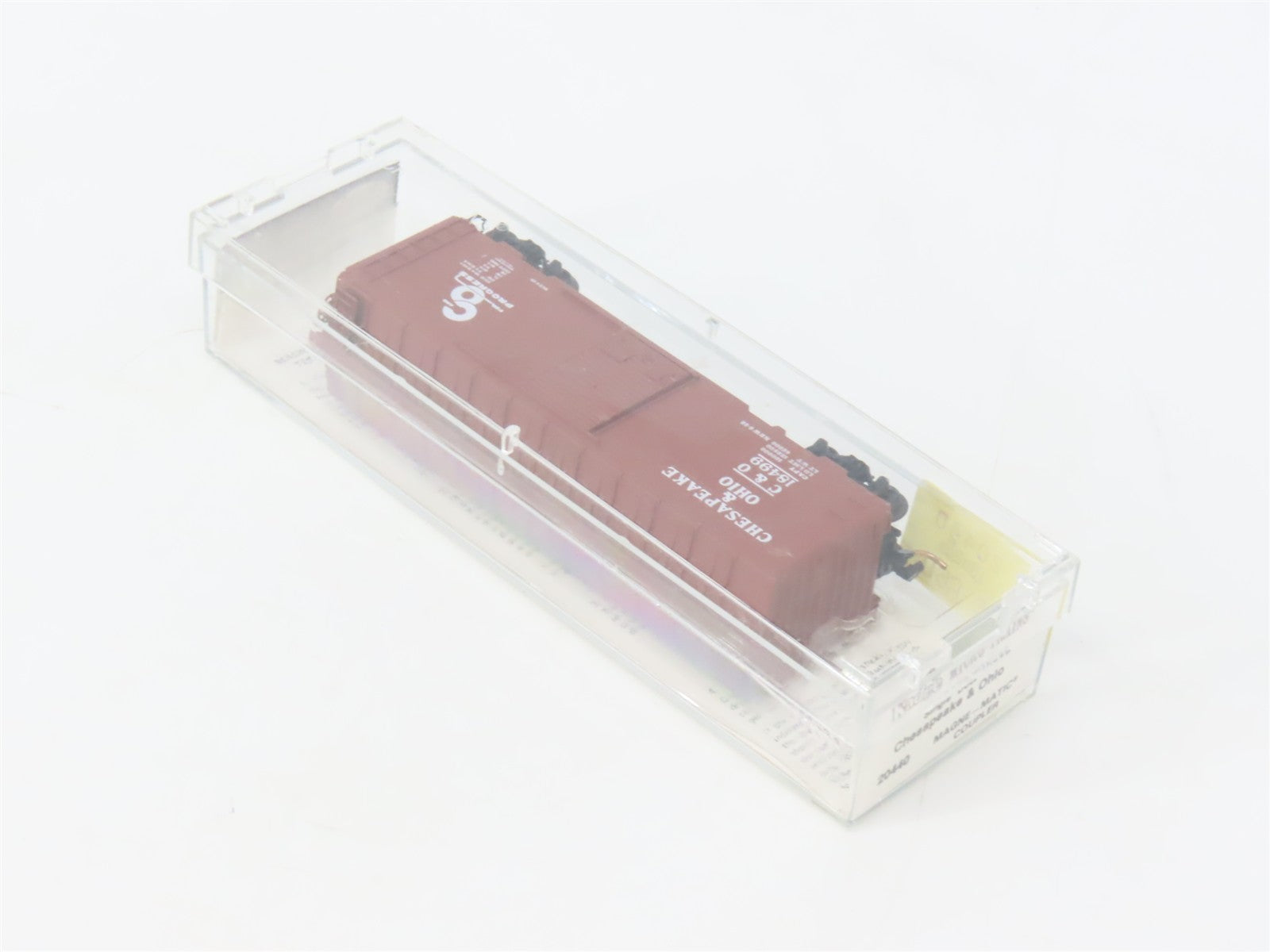 N Scale Kadee Micro-Trains MTL 20440 C&O Chesapeake & Ohio 40' Box Car 18499 RTR