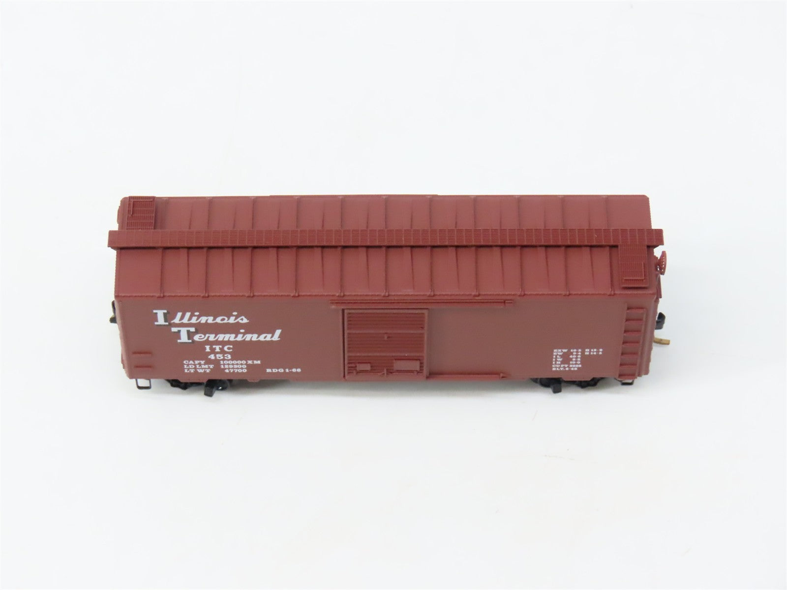 N Scale Kadee Micro-Trains MTL 20600 ITC Illinois Terminal 40' Box Car 453 RTR