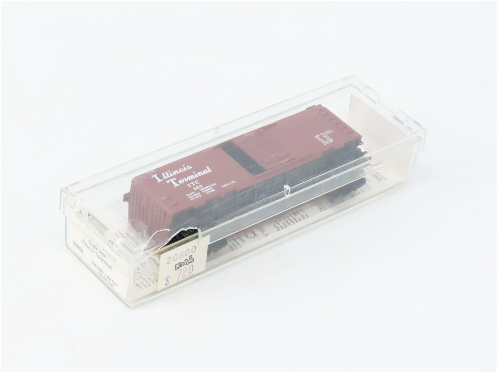 N Scale Kadee Micro-Trains MTL 20600 ITC Illinois Terminal 40' Box Car 453 RTR