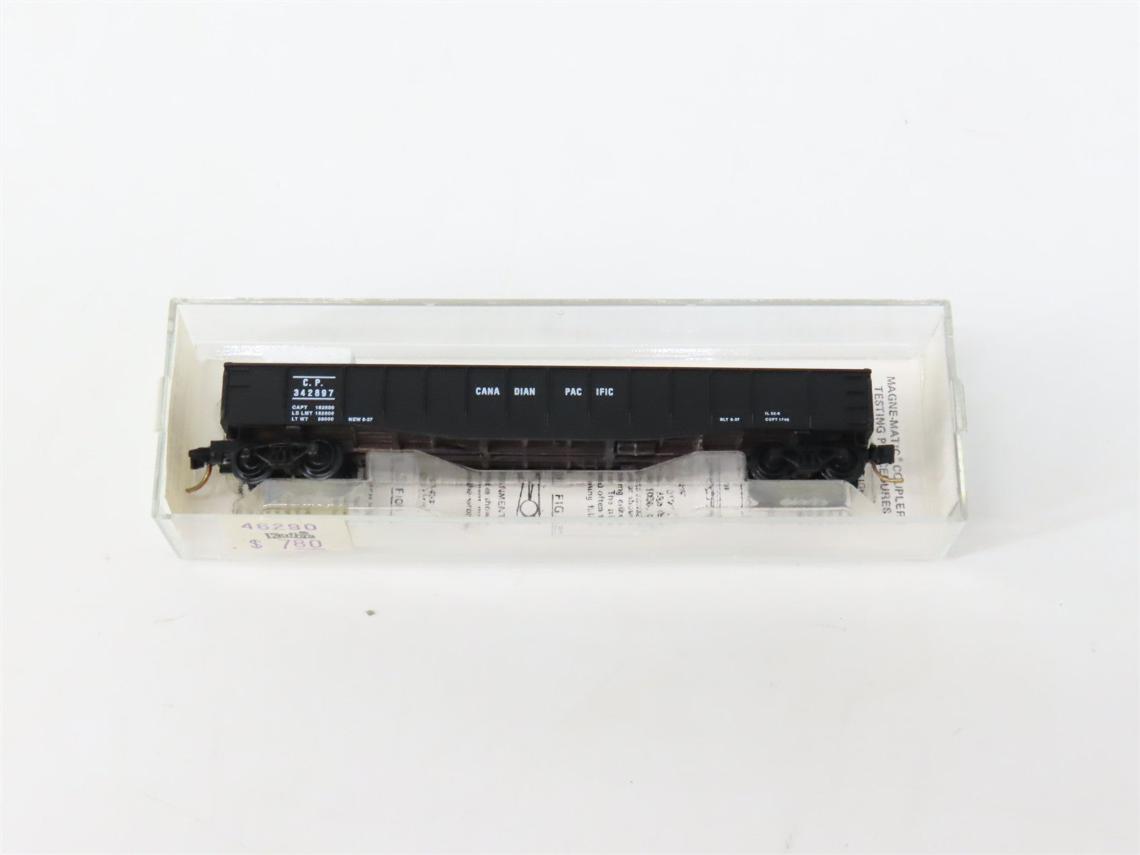 N Scale Micro-Trains MTL 46290 CP Canadian Pacific 50' Fishbelly Gondola RTR