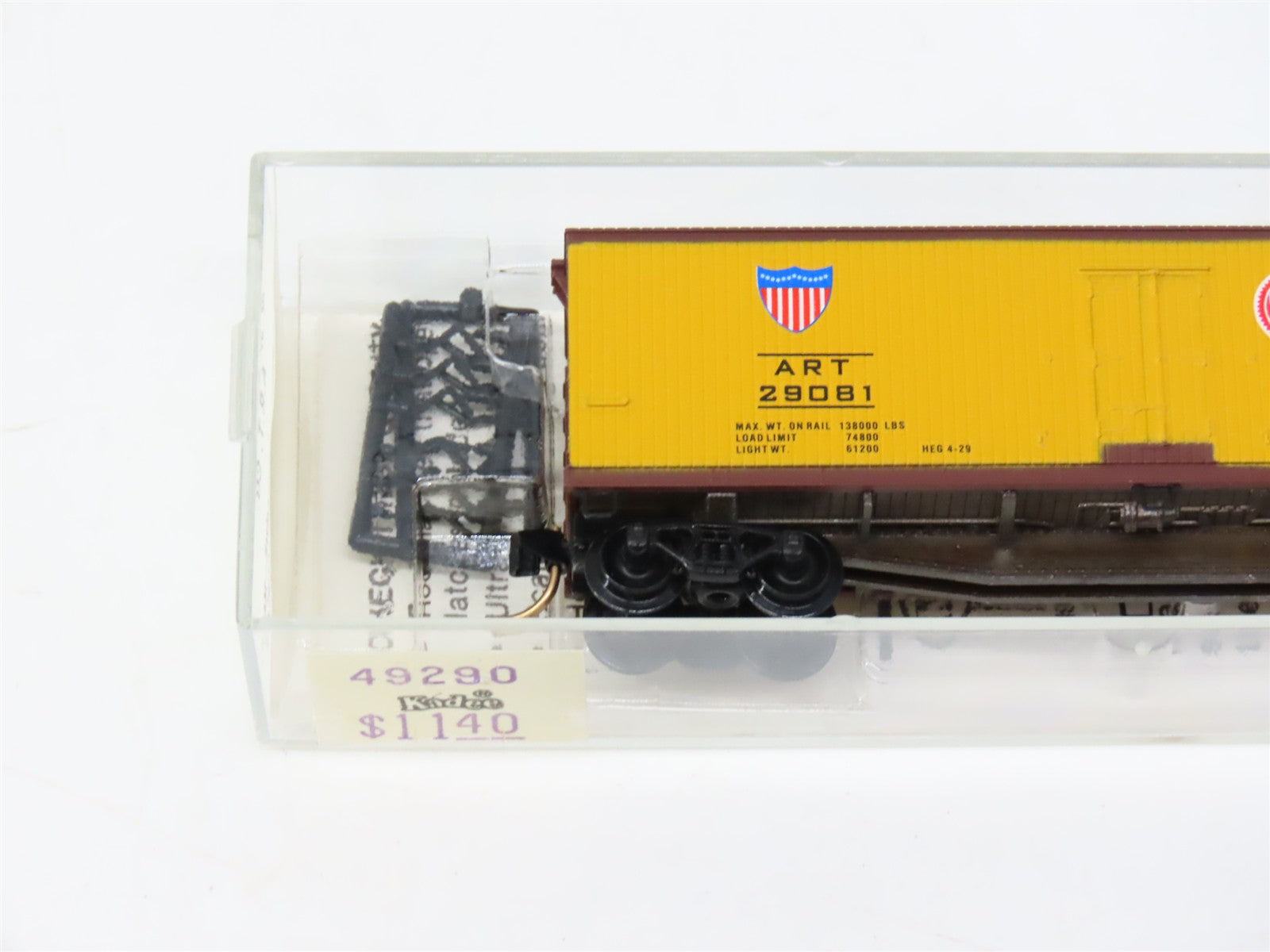 N Scale Micro-Trains MTL 49290 American Refrigerator Transit 40' Reefer RTR