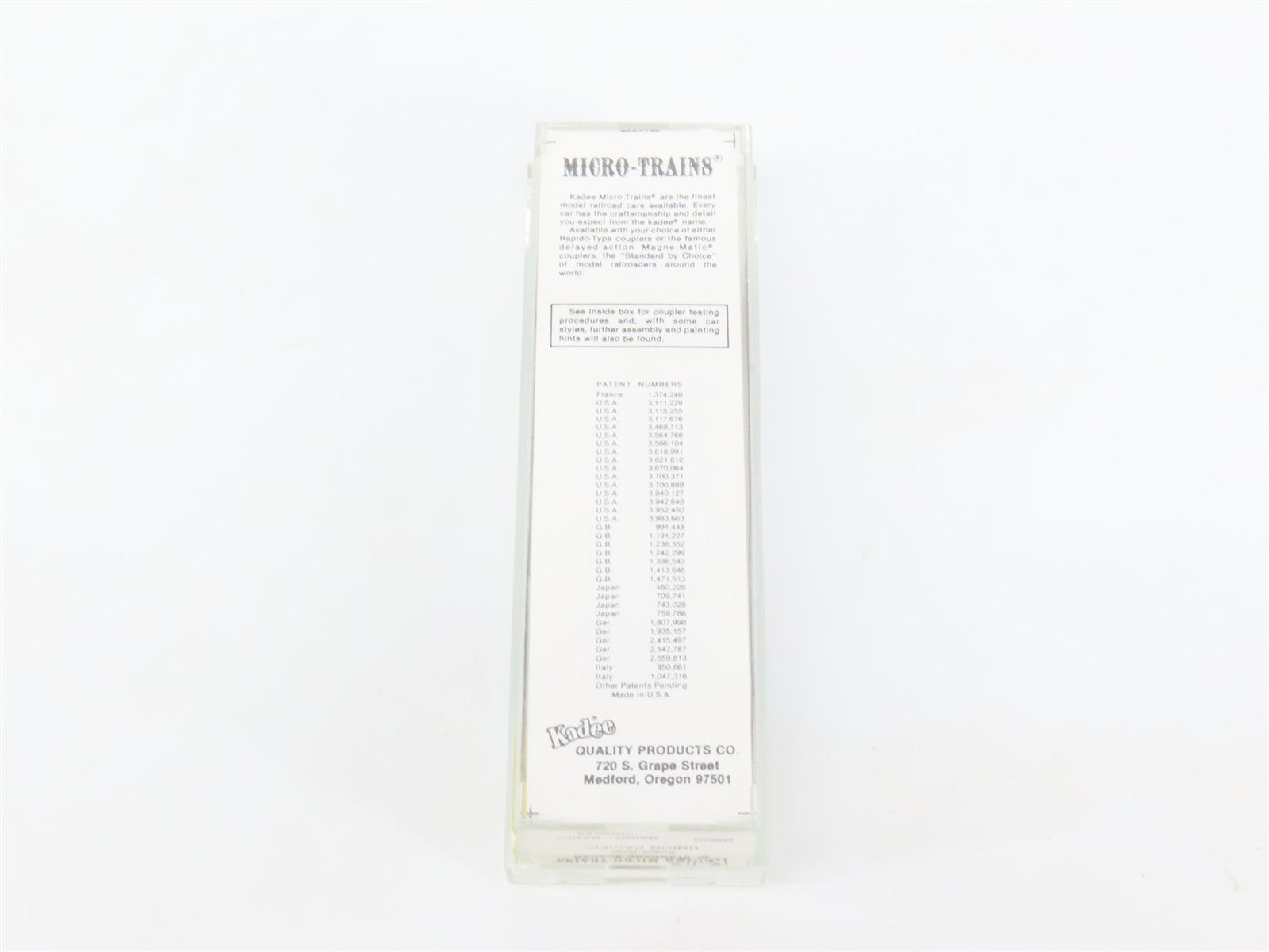 N Scale Micro-Trains MTL 20620 UP Union Pacific 40' Box Car 195342 RTR