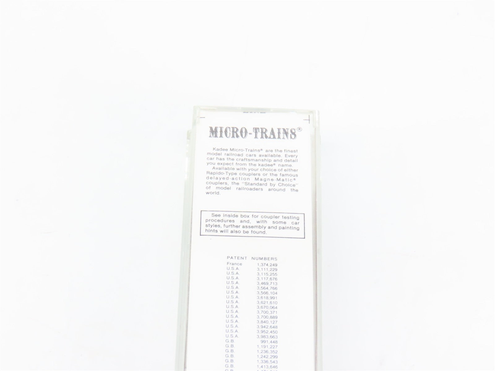 N Scale Micro-Trains MTL 20620 UP Union Pacific 40' Box Car 195342 RTR