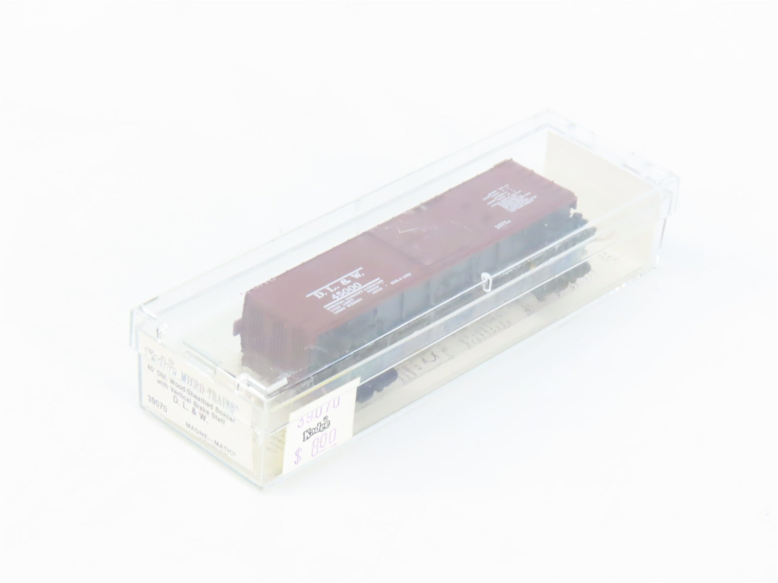 N Scale Micro-Trains MTL 39070 Delaware, Lackawanna & Western 40' Box Car RTR