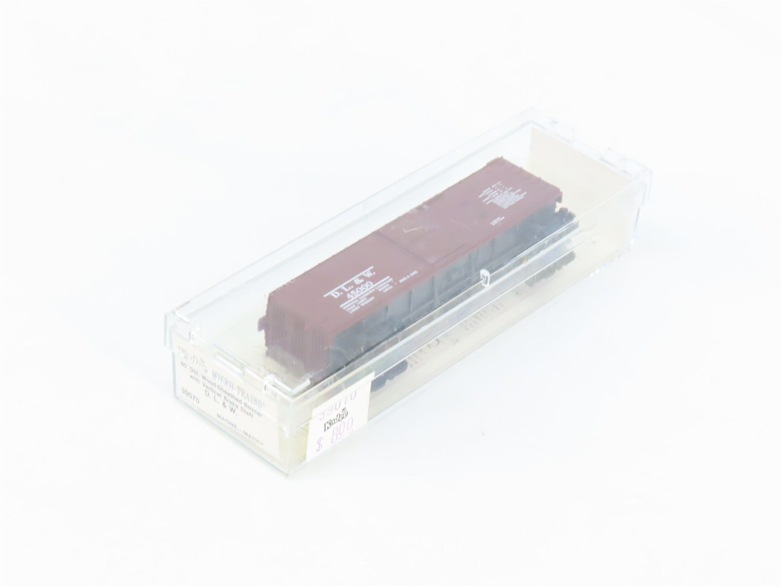 N Scale Micro-Trains MTL 39070 Delaware, Lackawanna & Western 40' Box Car RTR