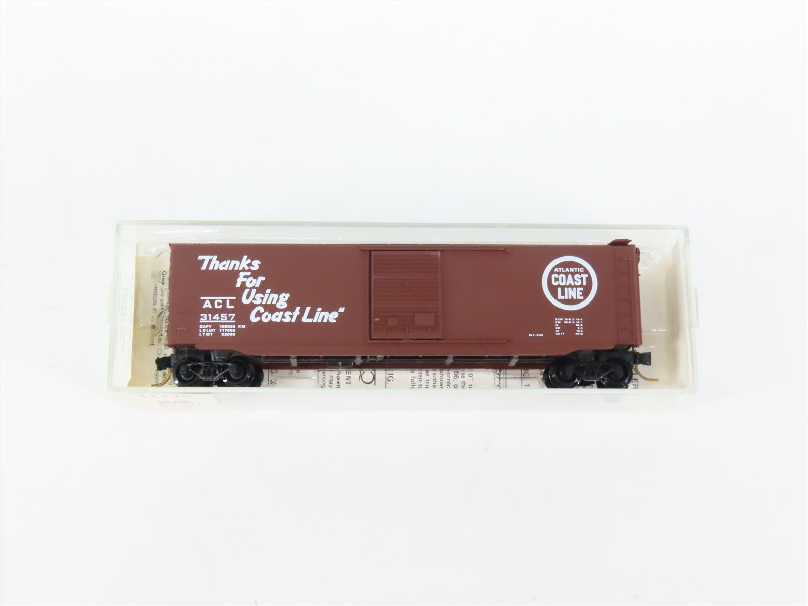 N Scale Micro-Trains MTL 31140 ACL Atlantic Coast Line 50' Box Car 31457 RTR