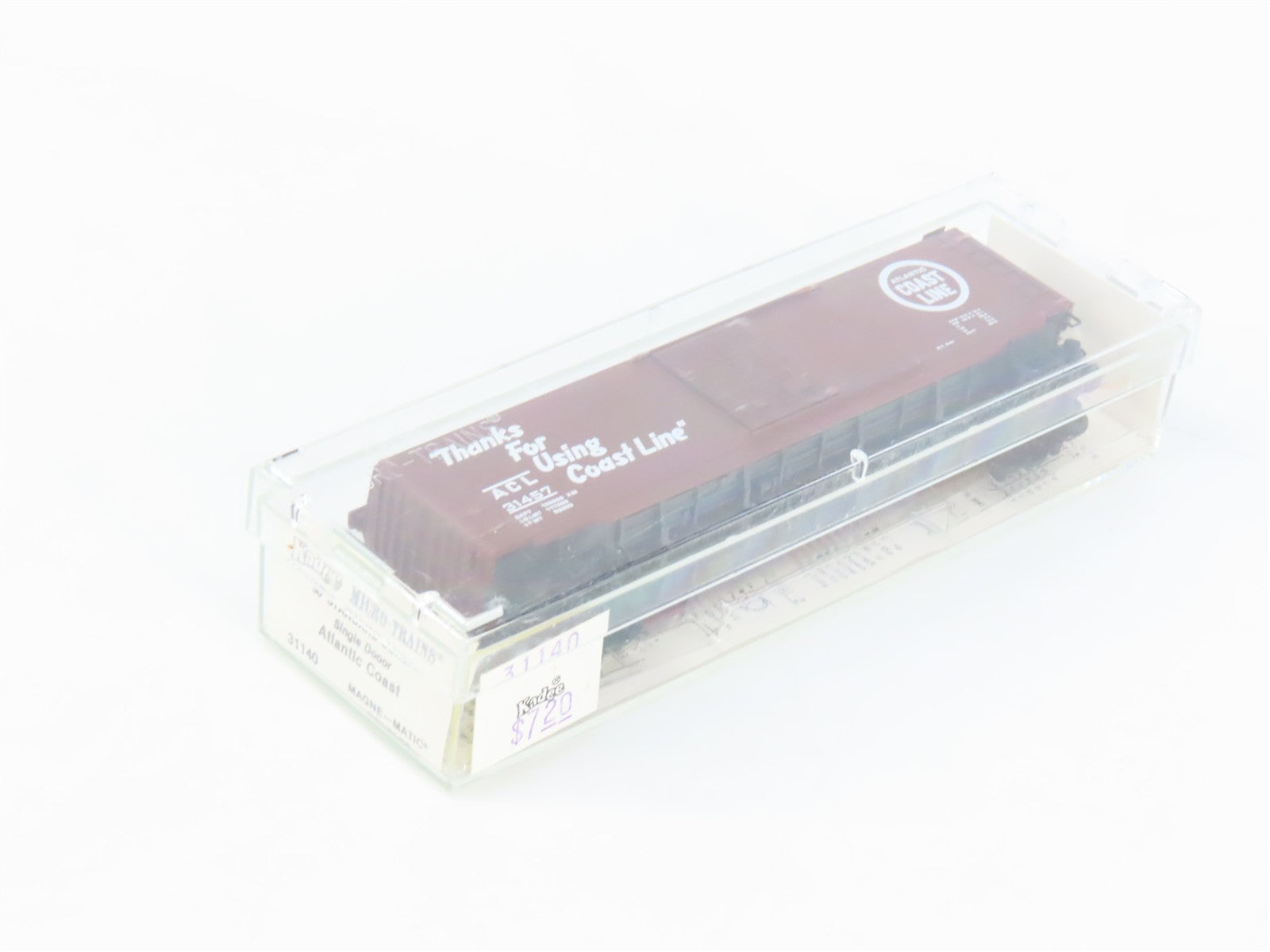 N Scale Micro-Trains MTL 31140 ACL Atlantic Coast Line 50' Box Car 31457 RTR