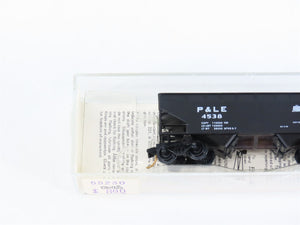 N Scale Micro-Trains MTL 55230 P&LE Pittsburgh & Lake Erie 33' 2-Bay Hopper RTR