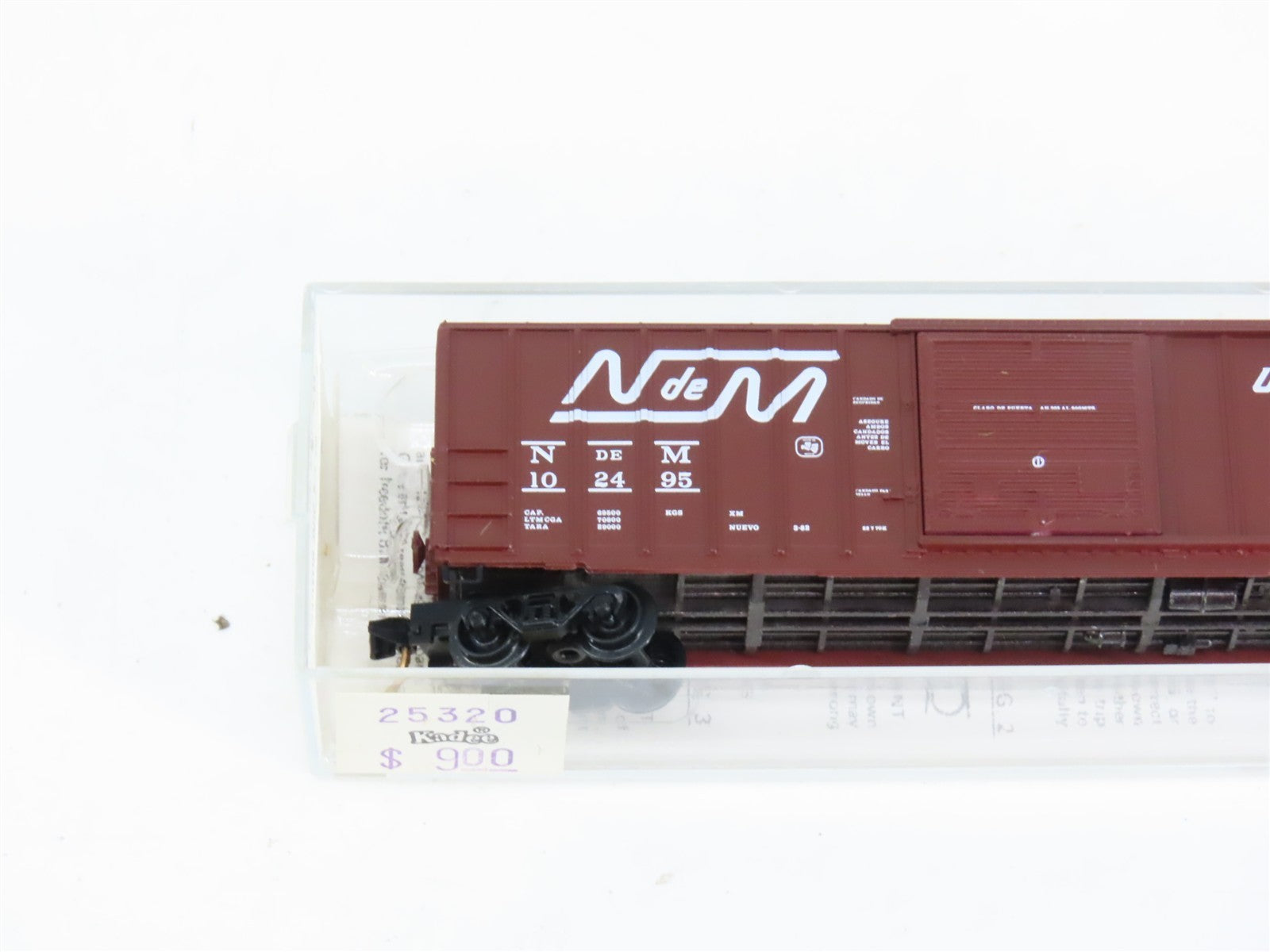 N Kadee Micro-Trains MTL 25320 NdeM National de Mexico 50' Box Car 102495 RTR