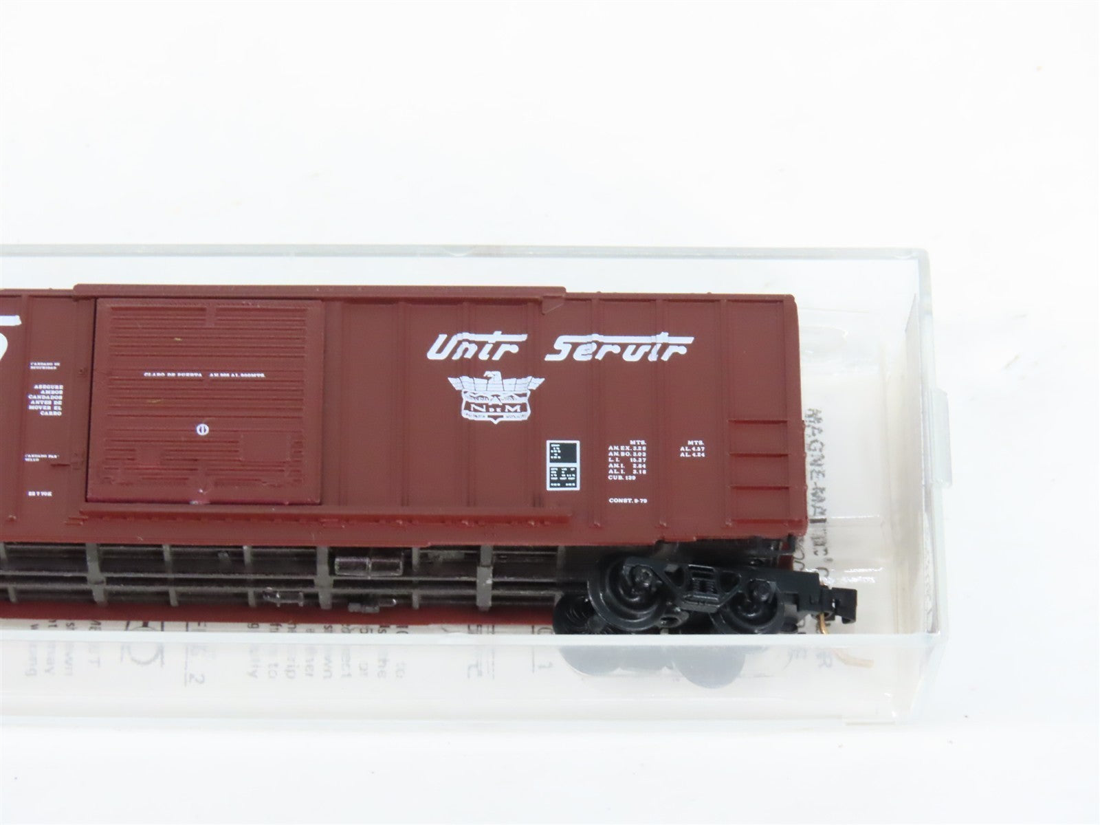 N Kadee Micro-Trains MTL 25320 NdeM National de Mexico 50' Box Car 102495 RTR