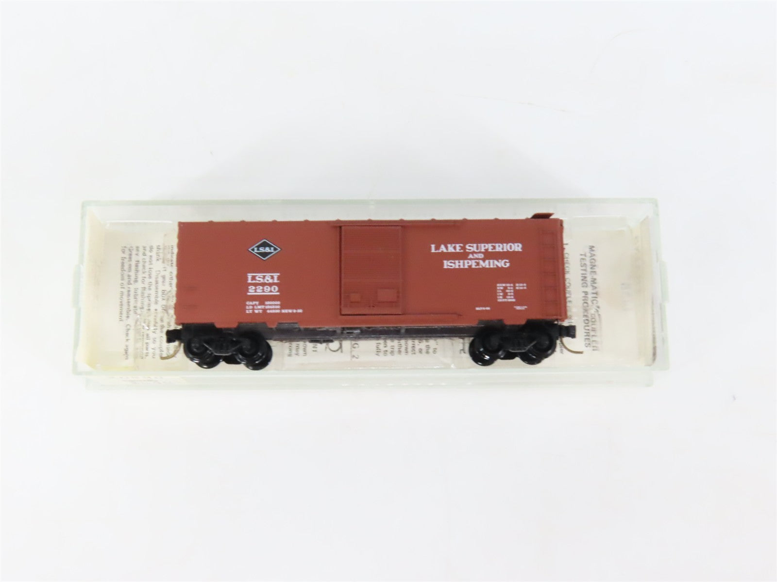 N Kadee Micro-Trains MTL 20880 LS&I Lake Superior & Ishpeming 40' Box Car 2290