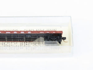 N Scale Micro-Trains MTL 44010 Great Northern 50' Flat Car 66001 RTR