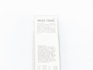 N Scale Micro-Trains MTL 44010 Great Northern 50' Flat Car 66001 RTR