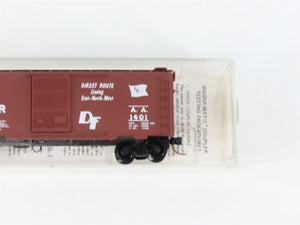N Scale Kadee Micro-Trains MTL 20690 AA Ann Arbor 40' Box Car 1401 RTR