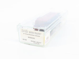 N Scale Micro-Trains MTL 50150 Wabash 34' Wood-Sheathed Caboose 2637 RTR