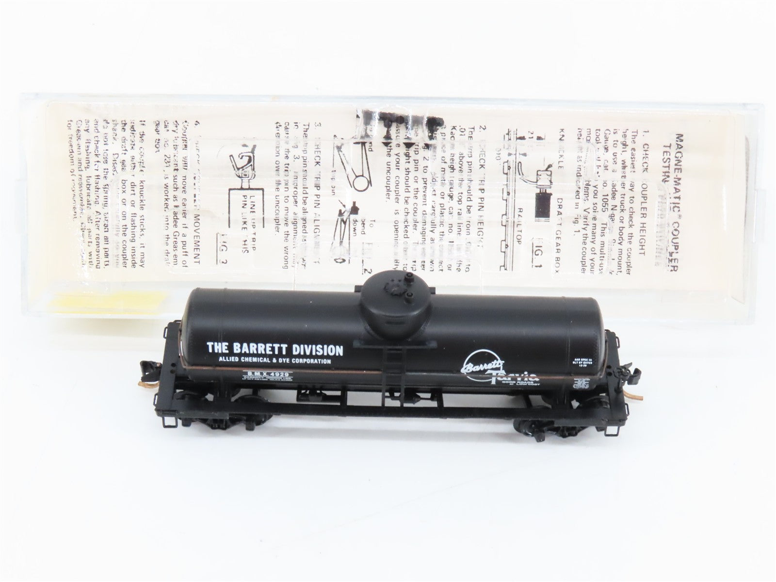 N Scale Micro-Trains MTL 65150 BMX Barrett Division 39' Single Dome Tank Car RTR