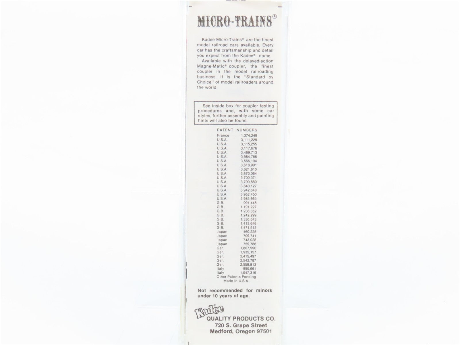 N Scale Kadee Micro-Trains MTL 25300 SM St. Marys Railroad 50' Box Car 9100 RTR
