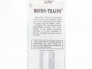 N Scale Kadee Micro-Trains MTL 20910 MILW Milwaukee Road 40' Box Car 29538 RTR