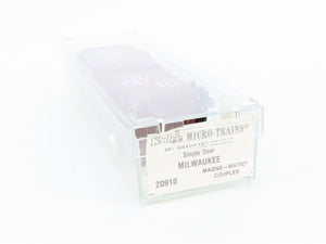 N Scale Kadee Micro-Trains MTL 20910 MILW Milwaukee Road 40' Box Car 29538 RTR