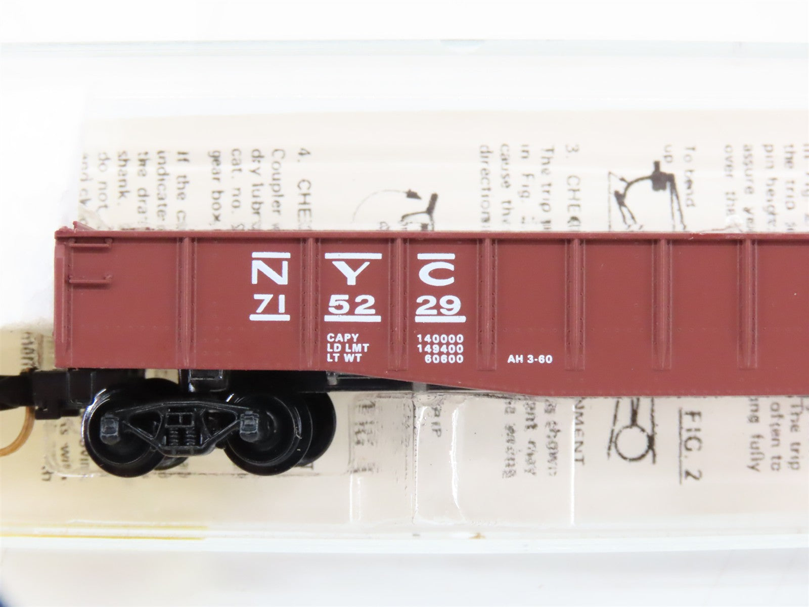 N Scale Micro-Trains MTL 46170 NYC New York Central 50' Gondola 715229 RTR