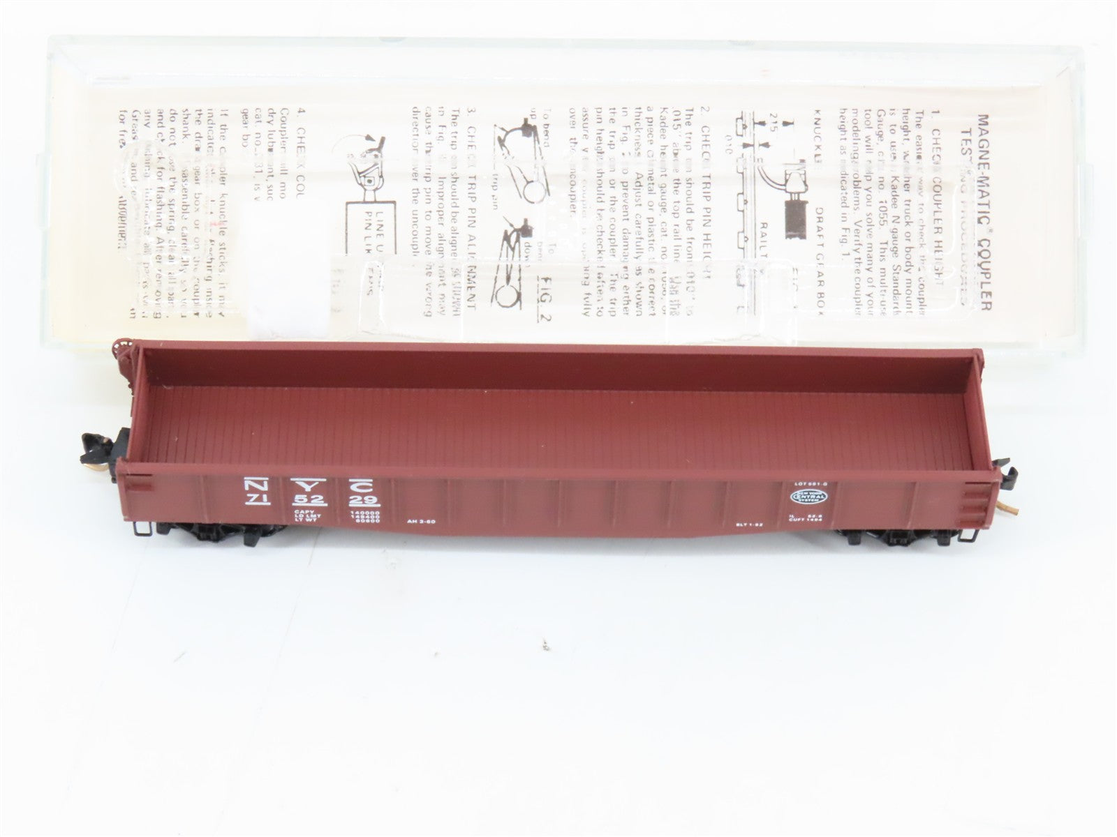 N Scale Micro-Trains MTL 46170 NYC New York Central 50' Gondola 715229 RTR