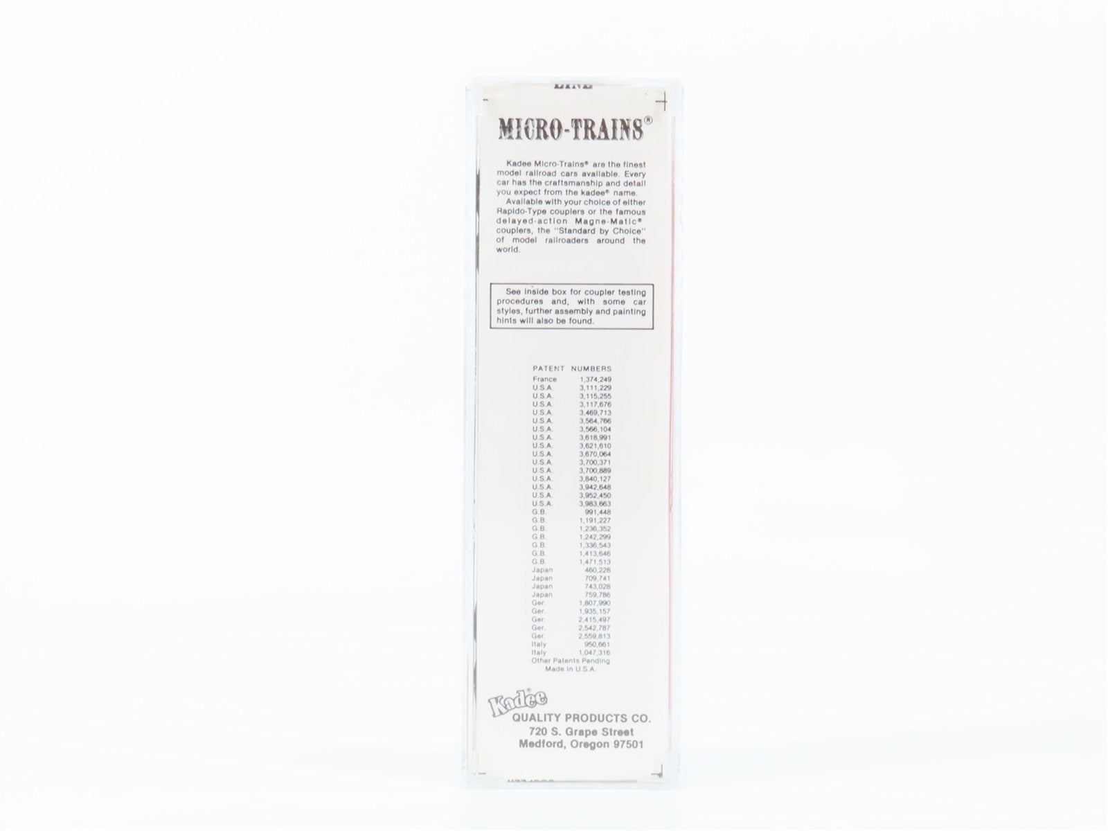 N Kadee Micro-Trains MTL 25370 SERA Sierra Railroad SSI 50' Box Car 3001 RTR