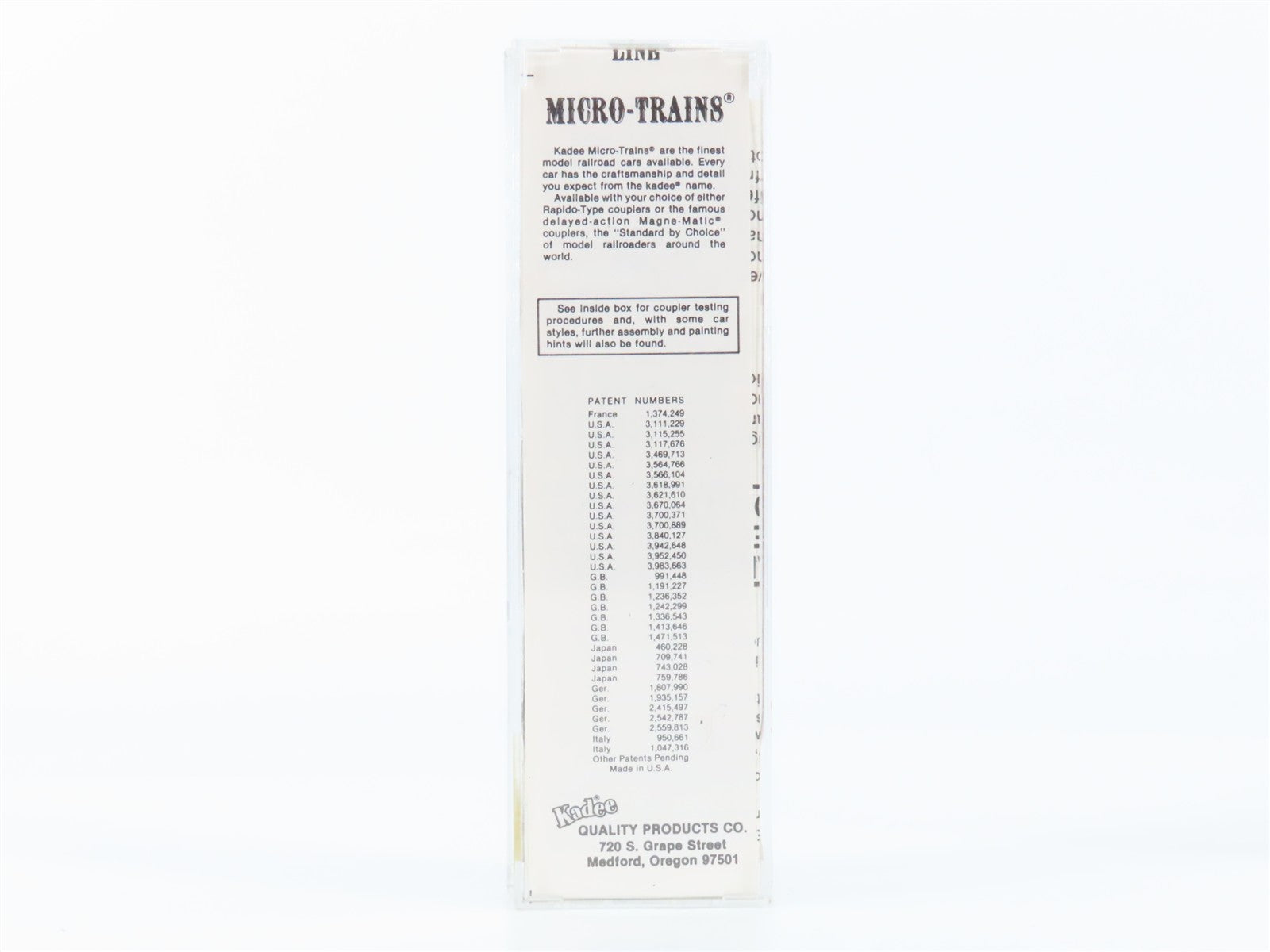 N Scale Micro-Trains MTL 49210 TGBX T.G. Bright & Co. 40' Reefer 101 RTR