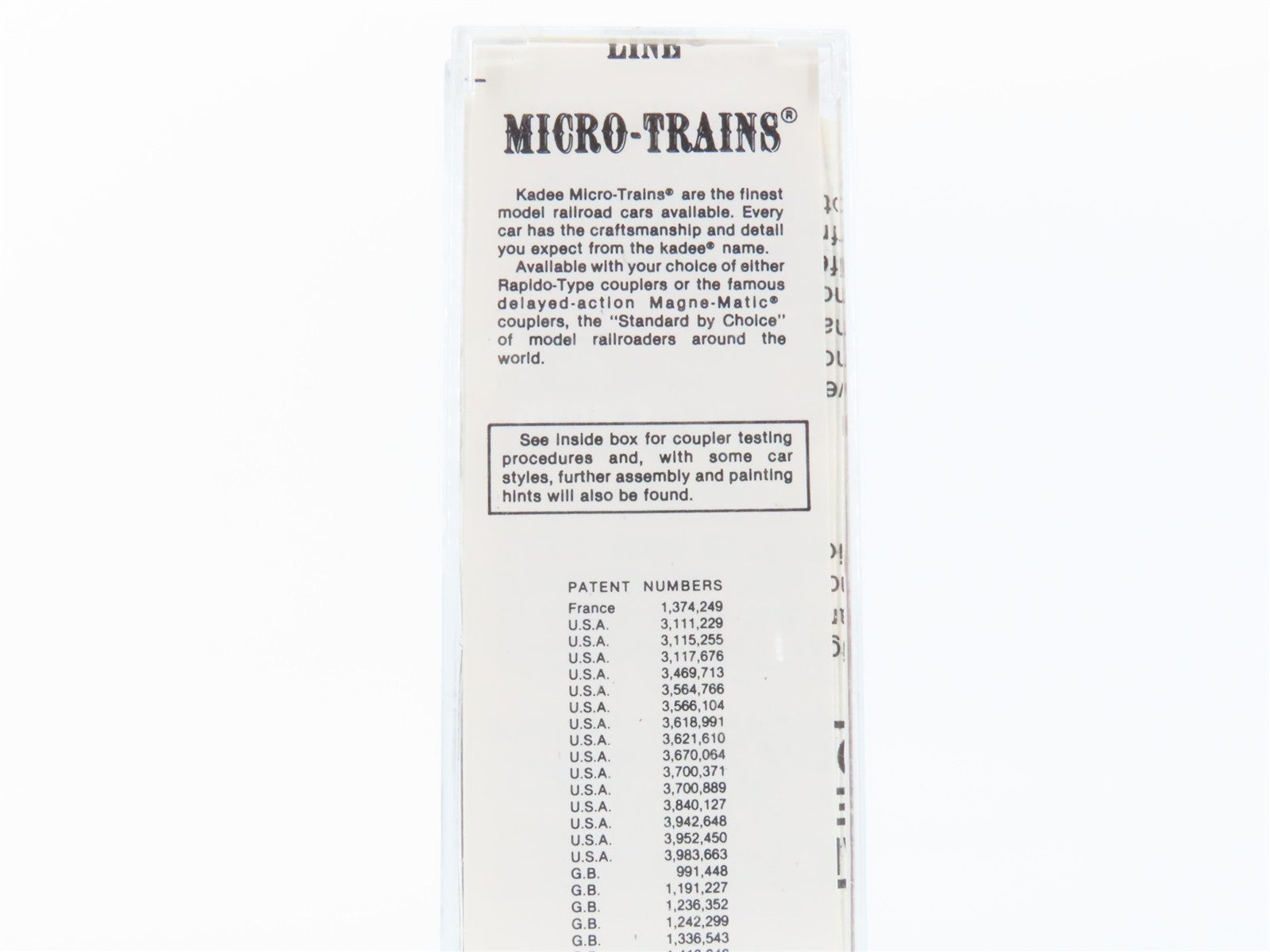 N Scale Micro-Trains MTL 49210 TGBX T.G. Bright & Co. 40' Reefer 101 RTR