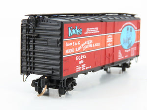 N Scale Kadee Micro-Trains MTL 21046 KQPCo. 40th Anniversary 40' Boxcar 1986 RTR