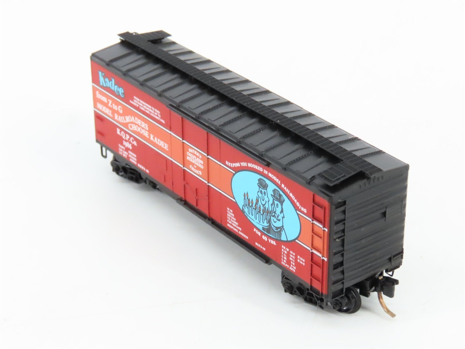 N Scale Kadee Micro-Trains MTL 21046 KQPCo. 40th Anniversary 40' Boxcar 1986 RTR