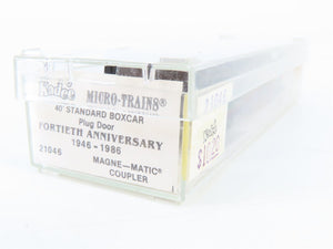 N Scale Kadee Micro-Trains MTL 21046 KQPCo. 40th Anniversary 40' Boxcar 1986 RTR