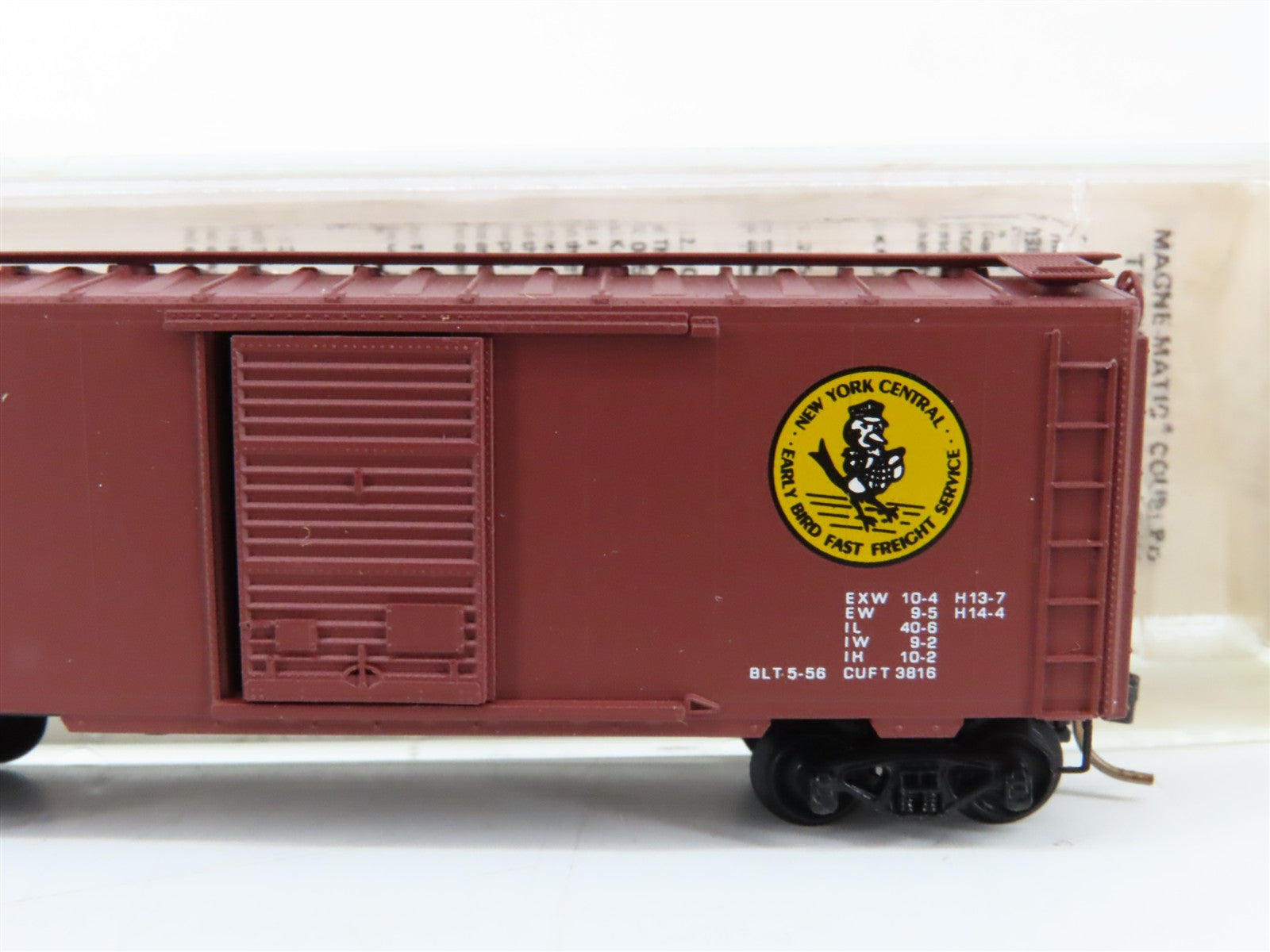 N Kadee Micro-Trains MTL 20380 NYC New York Central Early Bird Box Car 174280