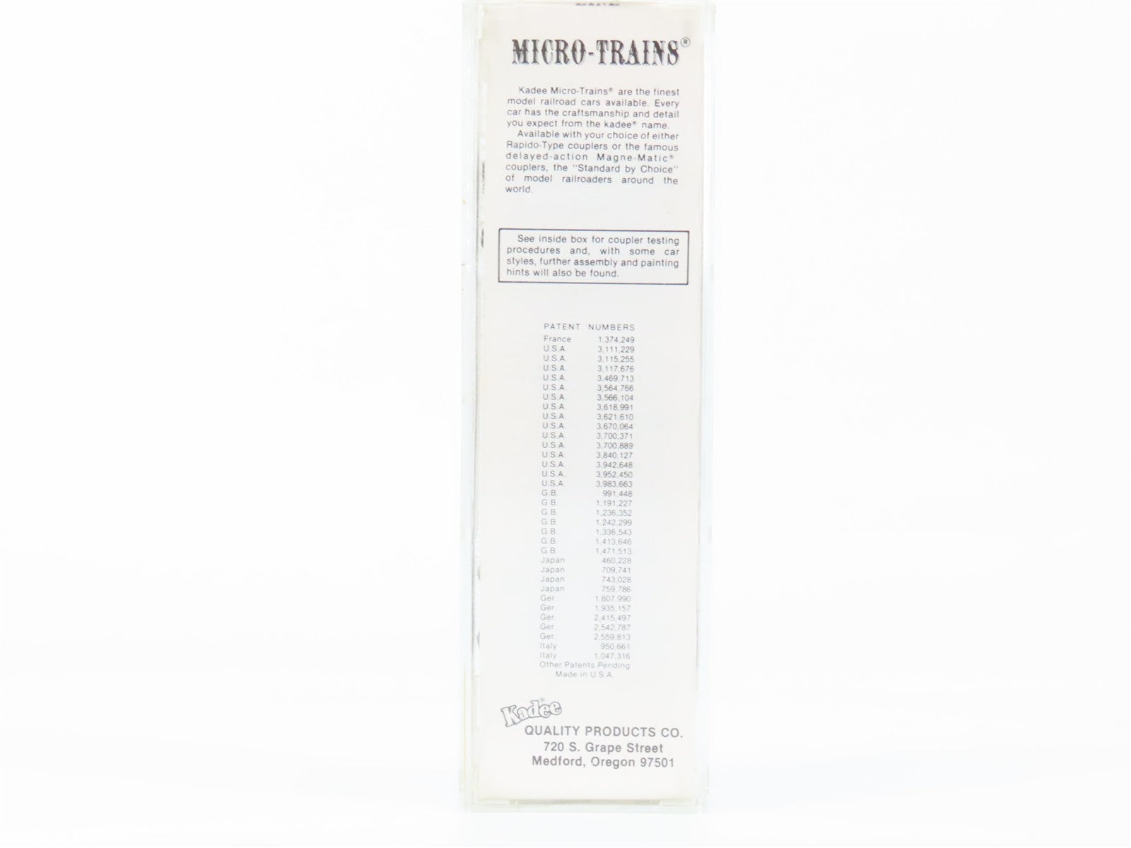 N Kadee Micro-Trains MTL 20380 NYC New York Central Early Bird Box Car 174280