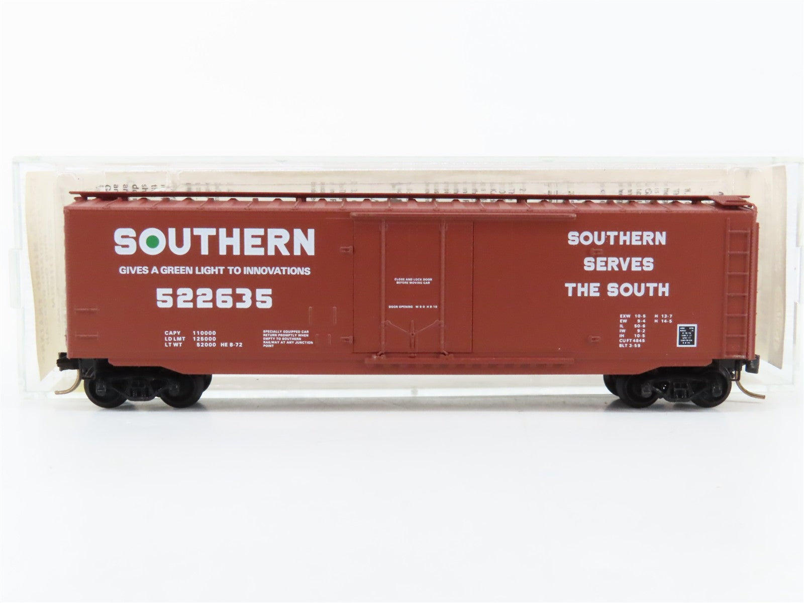 N Scale Micro-Trains MTL 32240 SOU Southern 50' Box Car 522635 RTR