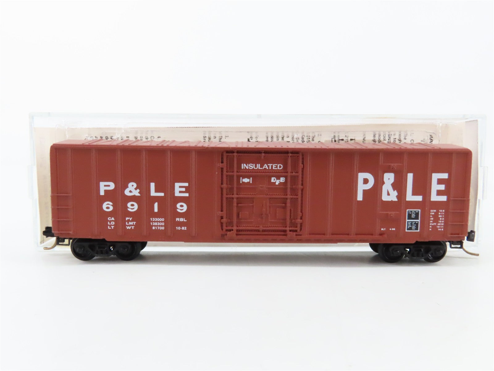 N Kadee Micro-Trains MTL 27050 P&LE Pittsburgh & Lake Erie 50' Box Car 6919 RTR