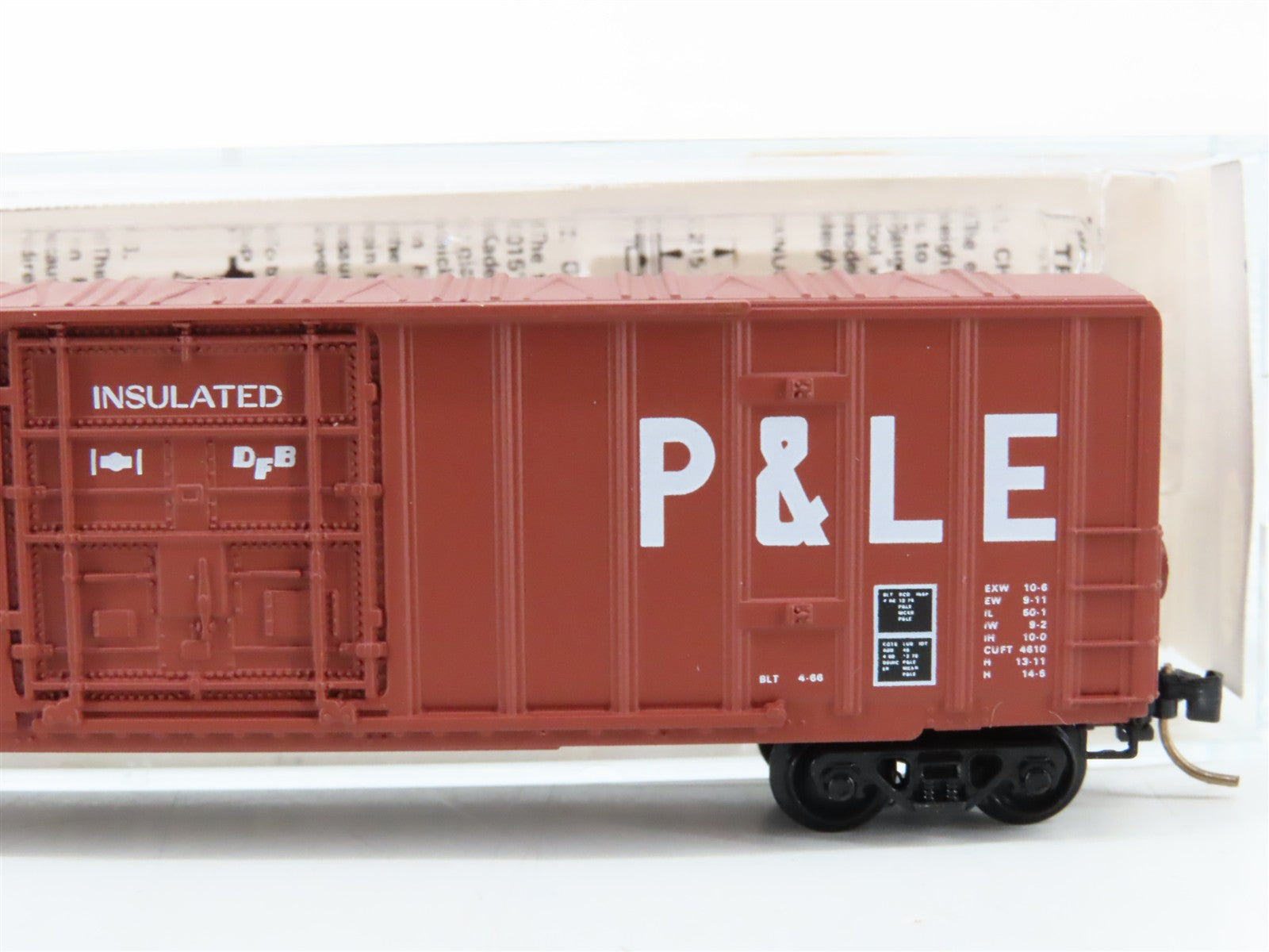N Kadee Micro-Trains MTL 27050 P&LE Pittsburgh & Lake Erie 50' Box Car 6919 RTR