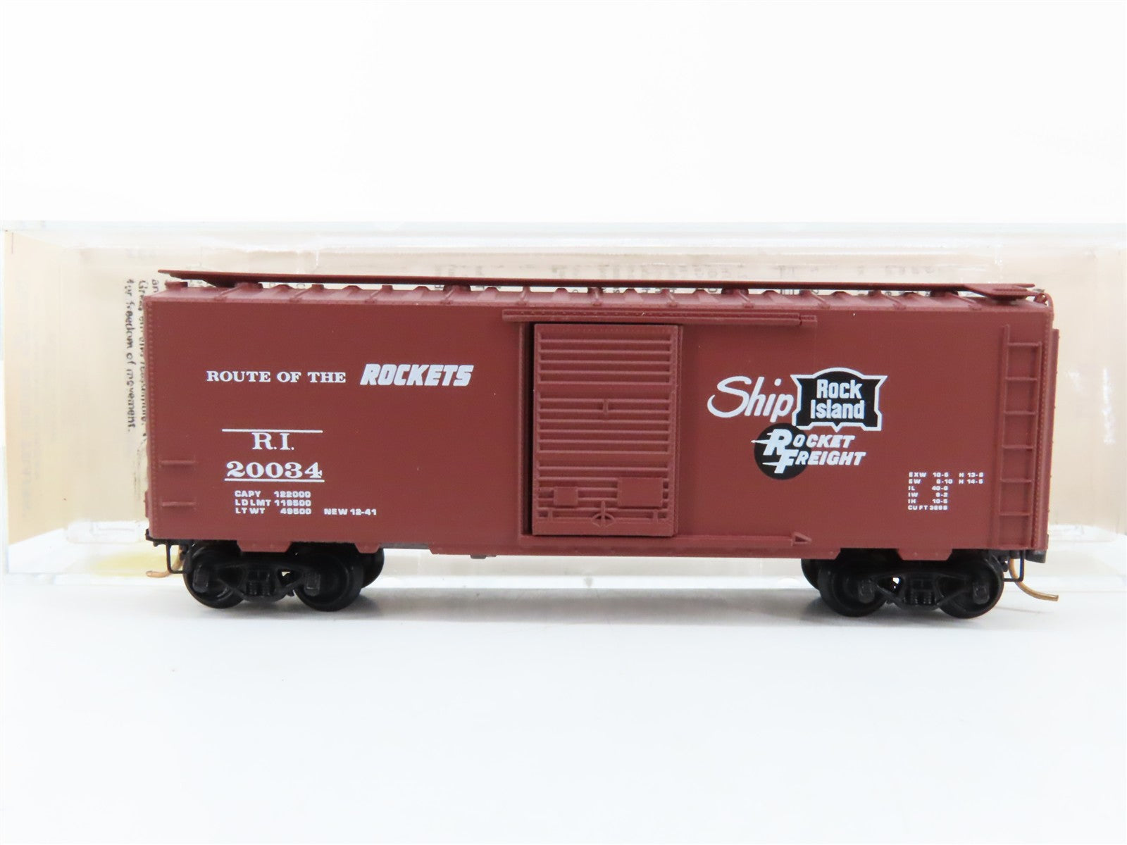 N Scale Kadee Micro-Trains MTL 20610 RI Route Of The Rockets 40' Box Car 20034