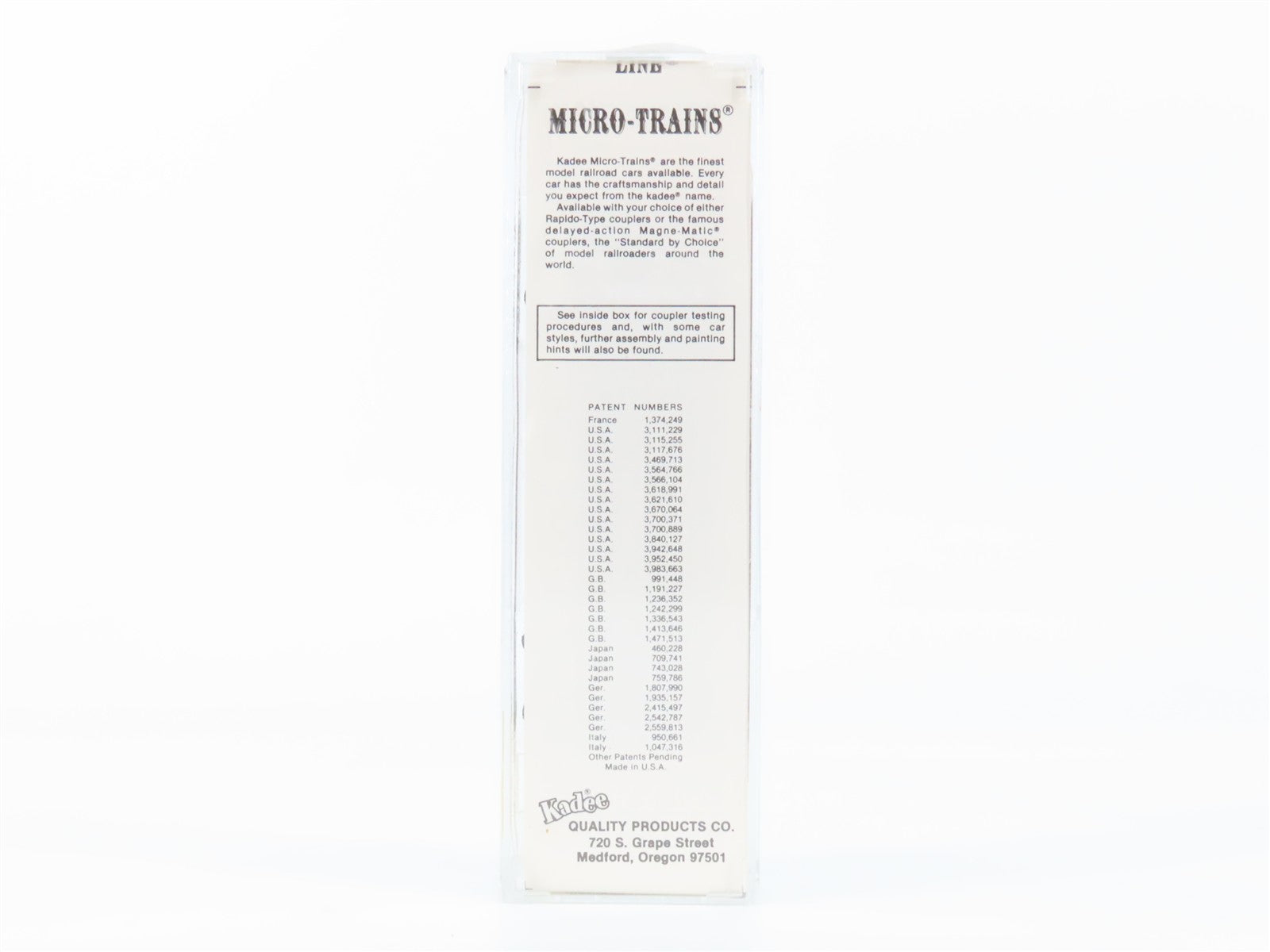 N Scale Kadee Micro-Trains MTL 20610 RI Route Of The Rockets 40' Box Car 20034