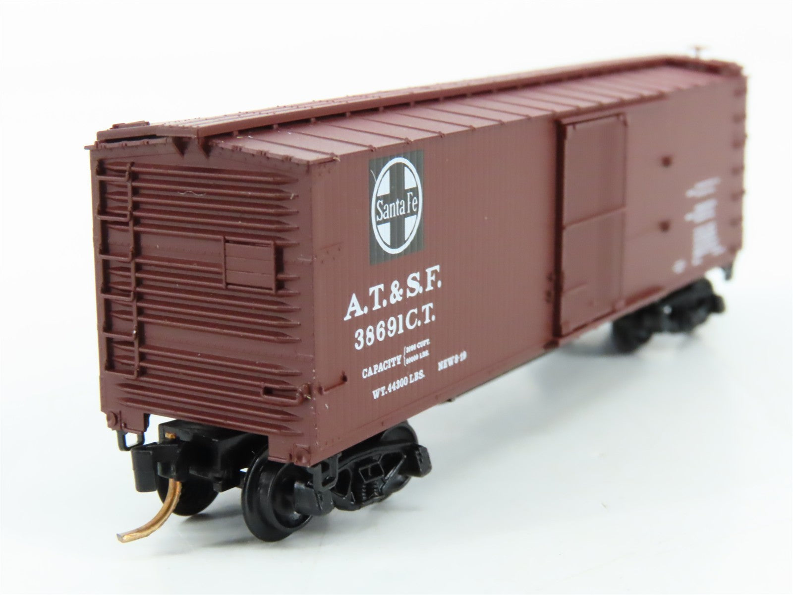 N Scale Kadee Micro-Trains MTL 39060 ATSF Santa Fe 40' Box Car 38691C.T. RTR