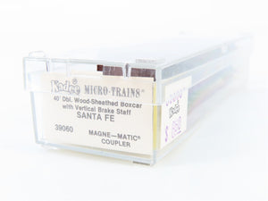 N Scale Kadee Micro-Trains MTL 39060 ATSF Santa Fe 40' Box Car 38691C.T. RTR