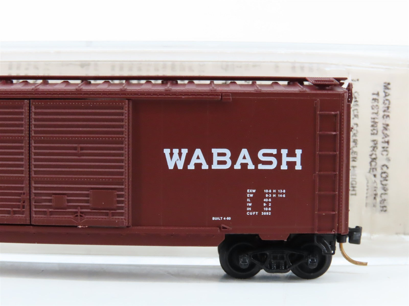 N Scale Kadee Micro-Trains MTL 23130 WAB Wabash 40' Double Door Box Car 8150 RTR