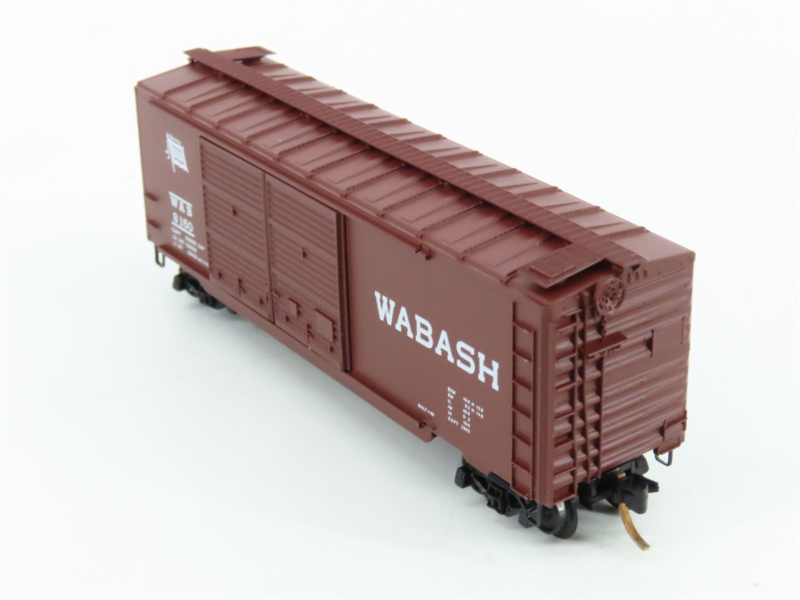 N Scale Kadee Micro-Trains MTL 23130 WAB Wabash 40' Double Door Box Car 8150 RTR